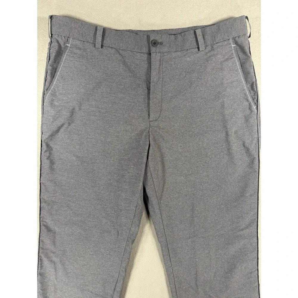 Nike Golf Dri-Fit Pants Men's 36x30 Gray Performance Stretch Casual